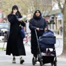 Zawe Ashton – Pictured while out with her newborn baby in North London - 454 x 445