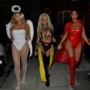 Anna Vakili – with her sister Mandi and pal Jemma Lucy attend a Halloween party - 454 x 471