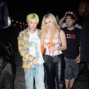 Avril Lavigne – Leaves Machine Gun Kelly’s Madison Square Garden after party in NY - 454 x 669