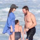 Dakota Johnson – Spotted at the beach with Chris Martin in Tulum – Mexico - 454 x 681