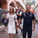 Geri Halliwell and Christian Horner at F1 Grand Prix of Monaco at Circuit de Monaco - 454 x 681