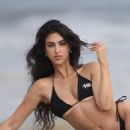 Nina Svet – Posing in a bikini at beach for 138 Water in Malibu - 454 x 681