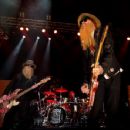 Dusty Hill and Billy Gibbons of ZZ Top perform onstage during day two of 2015 Stagecoach, California's Country Music Festival, at The Empire Polo Club on April 25, 2015 in Indio, California. - 454 x 351