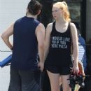 Molly Quinn – Leaving Cycle House in Studio City