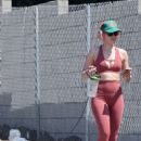 Kristen Bell – Looks fit on a power walk in Los Feliz