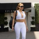 Larsa Pippen – Rocks in gym wear at Epione in Beverly Hills - 454 x 681