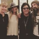 Peter Criss and Gigi Criss with Rob & Sheri Moon Zombie