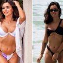 BRUNA’S A NEYMARVEL Neymar’s girlfriend Bruna Biancardi stuns in white bikini and mismatched bottoms