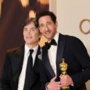 Cillian Murphy and Adrien Brody - The 97th Annual Academy Awards - Press Room (2025)