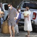 Alicia Vikander – With Michael Fassbender with their baby out in Ibiza - 454 x 484