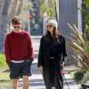 Nina Dobrev – Spotted on a walk in Los Angeles
