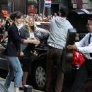 Stars On The Set Of 'Can A Song Save Your Life?'