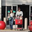 Jessica Alba – Shops at Target ahead of Christmas in Baldwin Hills