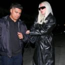 Lady Gaga – With Beau Michael Polansky at Giorgio Baldi in Los Angeles