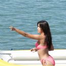 Praya Lundberg – In a pink bikini filming scenes in Maui - 454 x 681