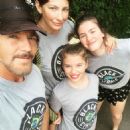 Eddie Vedder and Jill McCormick with their daughters Olivia and Harper - 454 x 454