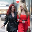 Caprice Bourret and Charlotte Kirk Heading to The Arts Club in London - 454 x 524