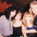 Robbin Crosby and Laurie Carr with Bruce Kulick and Kristina Walker