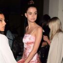Maia Mitchell – In a short PVC Material dress leaving Catch in West Hollywood