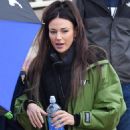 Michelle Keegan – Arriving for Brassic filming in Blackpool - 454 x 771