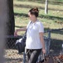 Kate Mara – Out at a Park in Los Angeles