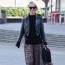 Vogue Williams – In a leather jacket arrives at Steph’s Packed Lunch TV Show in Leeds0308 - 454 x 659