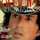Sylvester Stallone - L'Officiel Hommes Magazine Cover [France] (June 1988)
