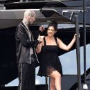 Kourtney Kardashian – With Travis Barker on their boat in Portofino - 454 x 568