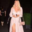 Iskra Lawrence in Long Dress – Night Out in New York