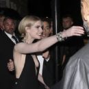 Lucy Boynton – With Rami Malek see after ‘No Time to Die’ afterparty at Annabel’s in London