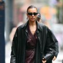 Irina Shayk – Stepped out of a scene from The Matrix in New York