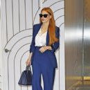 Jessica Chastain – Leaving Today morning show in New York - 454 x 678