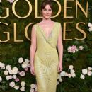 Leighton Meester wears Versace - 82th Golden Globes Awards
