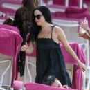 Andrea Corr – Seen on the beach at Sandy Lane Hotel in Barbados - 454 x 640