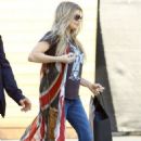 Fergie out shopping at Maxfield in West Hollywood, California on January 25, 2014