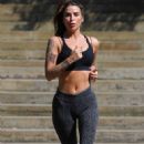 Jenny Thompson in Leggings &#8211; Workout in Manchester