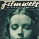 Sybille Schmitz - Filmwelt Magazine Cover [Germany] (22 November 1936)