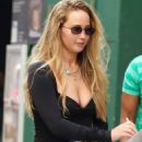 Jennifer Lawrence – In tight black dress on the West Village in New York