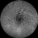 Impact craters on moons