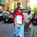 Adwoa Aboah – Seen arriving at her hotel in New York