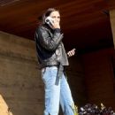 Gal Gadot – In leather jacket  with her husband Yaron Varsano at Nobu Malibu