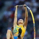 Ukrainian female pole vaulters