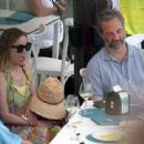 Leslie Mann – With husband Judd Apatow out in Capri
