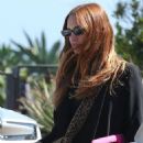 Ashlee Simpson – Seen with her kids at Nobu in Malibu