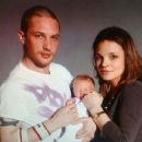 Tom Hardy with Rachael Speed and their son Louis