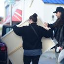 Kat Dennings – With Andrew W.K stocking up on art supplies in Los Angeles - 454 x 682