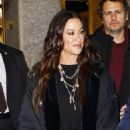 Alanis Morissette – Seen while exiting NBC studios in New York - 454 x 678
