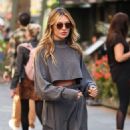 Abbey Clancy – Stepping out in Leicester Square in London - 454 x 681