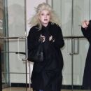 Cyndi Lauper – Exits the Drew Barrymore Show in New York - 454 x 678