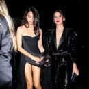 Sara Sampaio and Shanina Shaik – in all black at a star-studded Oscars Afterparty in Bel Air